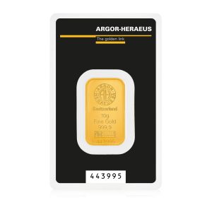 Argor Heraeus Gold Minted Bar 10g