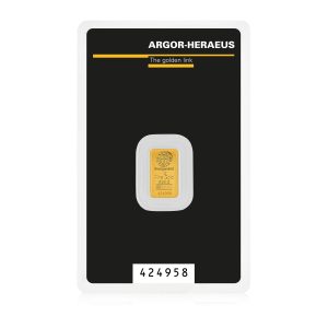 Argor Heraeus Gold Minted Bar 1g