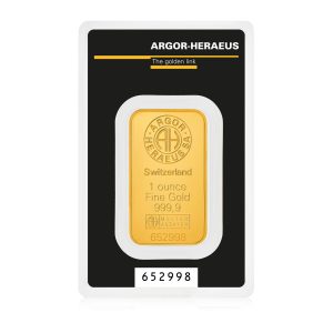 Argor Heraeus Gold Minted Bar 1oz