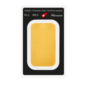 Alternative view of Argor Heraeus Gold Minted Bar 50g