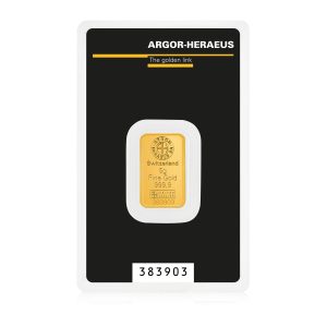 Argor Heraeus Gold Minted Bar 5g