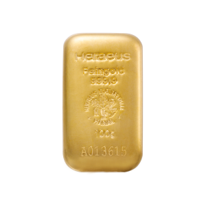 Heraeus Gold Cast Bar 100g