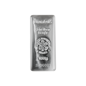 Heraeus Silver Cast Bar 1kg