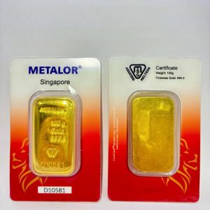 Alternative view of Metalor Gold Cast Bar 100g