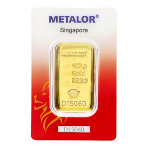 Metalor Gold Cast Bar 100g