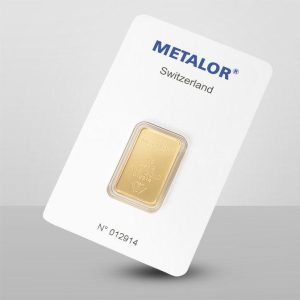 Metalor Gold Minted Bar 10g
