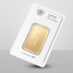 Alternative view of Metalor Gold Minted Bar 1oz