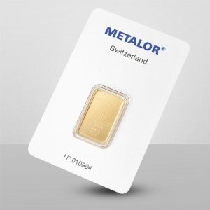 Metalor Gold Minted Bar 5g