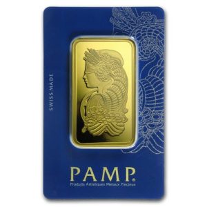 Pamp Suisse 100g Gold Minted Bar