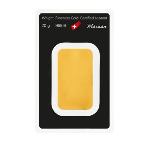 Alternative view of Argor Heraeus Gold Minted Bar 20g
