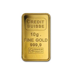 Credit Suisse 10g Gold Minted Bar