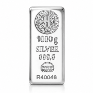 Nadir 1kg Silver Cast bar