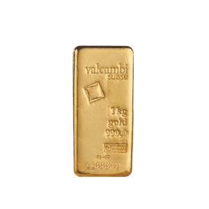 Valcambi Suisse 1kg Gold cast bar