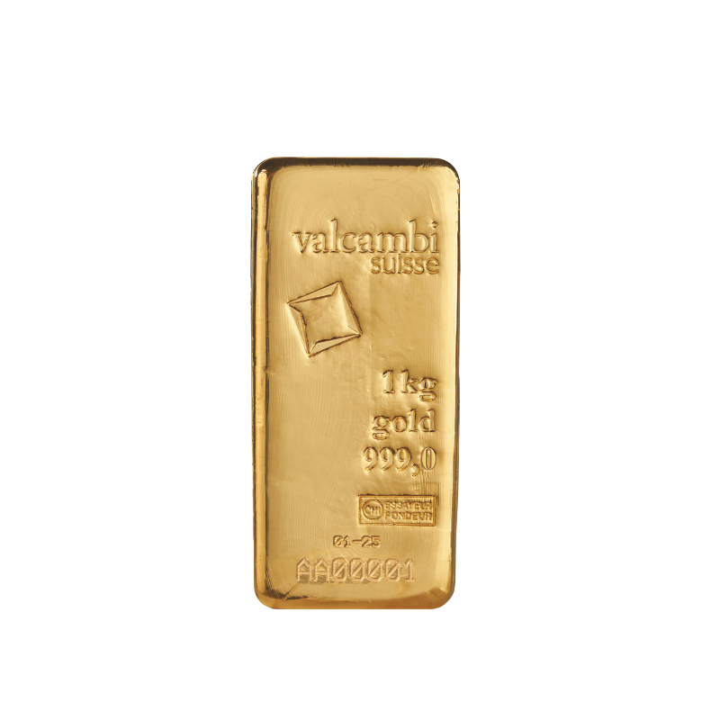 Valcambi Suisse Gold Cast Bar