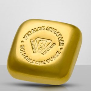 Alternative view of Metalor Gold Cast Bar 1oz (Basic Packaging)
