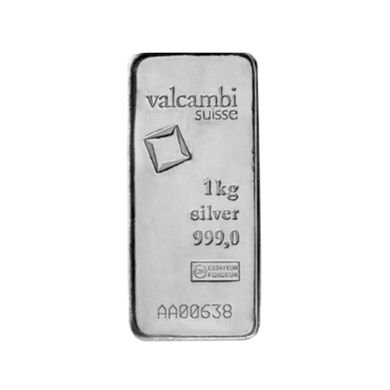 Valcambi Suisse Silver Cast Bar